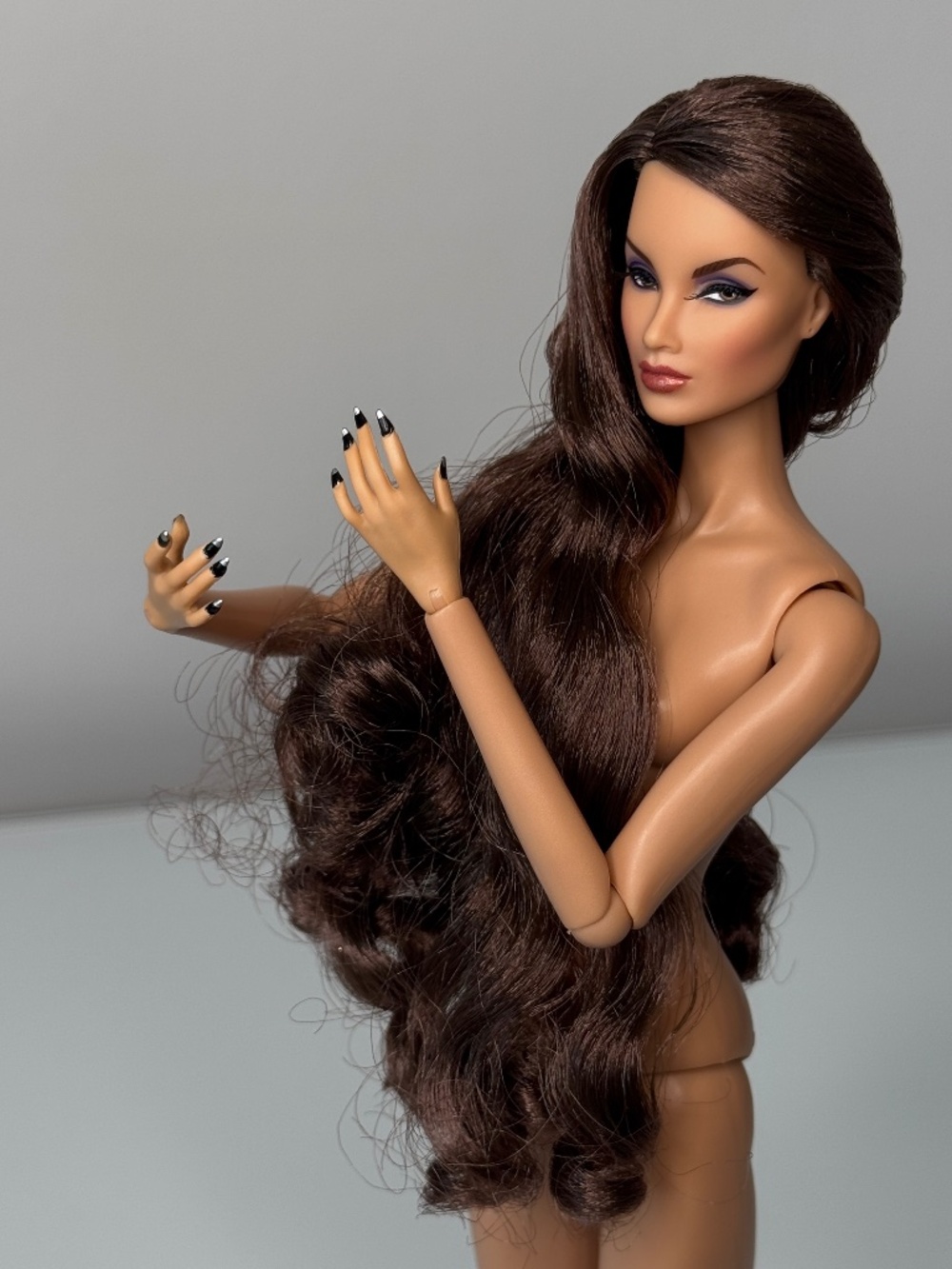 SOLD Imogen Integrity Stilettos Brunette Brown Eyes Nude Fashion Doll NU Face
